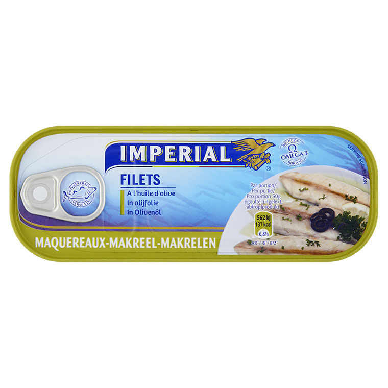 Makreel Filets in Olijfolie