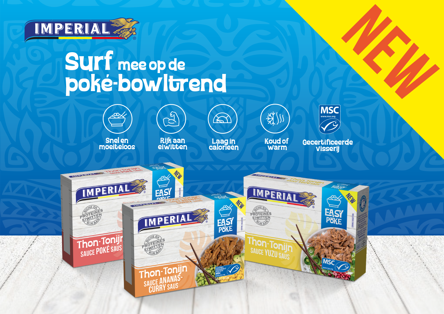 Surf mee op de poké-bowltrend